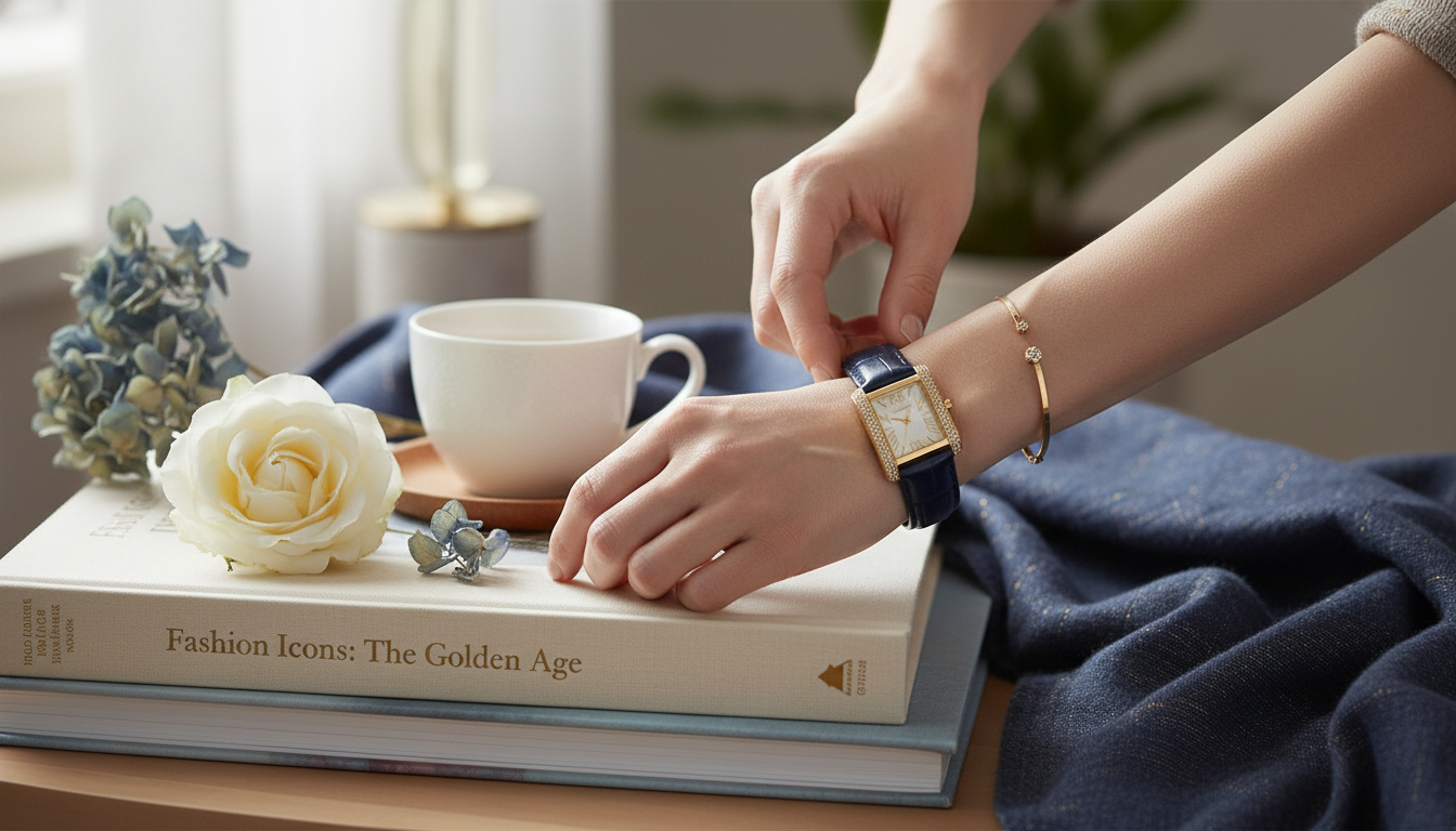 Gold & Blue Michael Kors Women’s Quartz Watch Guide