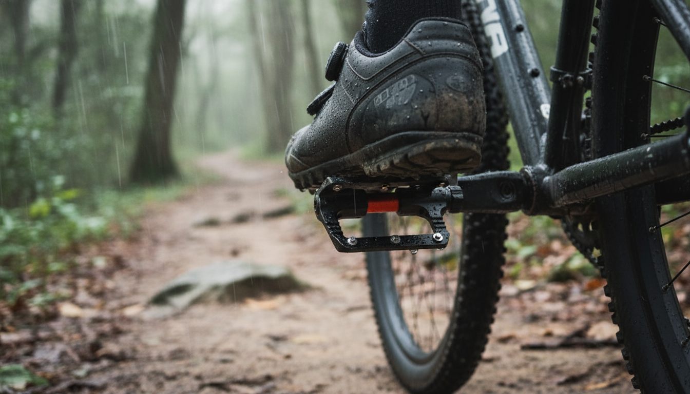 Ultralight Sealed-Bearing Flat Pedals for All-Weather Grip