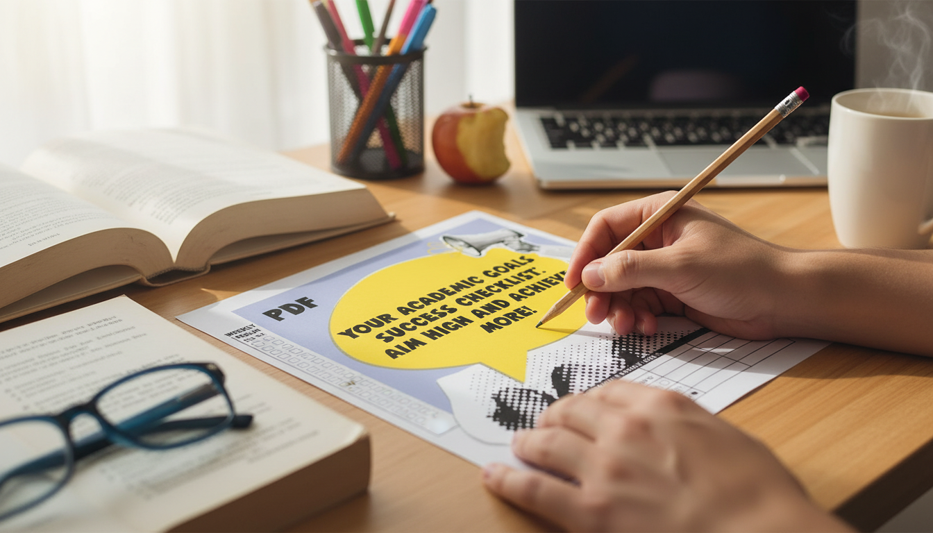 Academic Goals Checklist: Weekly Plan to Boost Grades