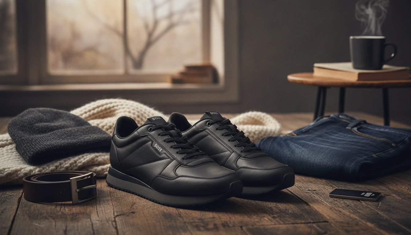 Boss Black Lace-Up Sneakers: Fall/Winter Styling Guide