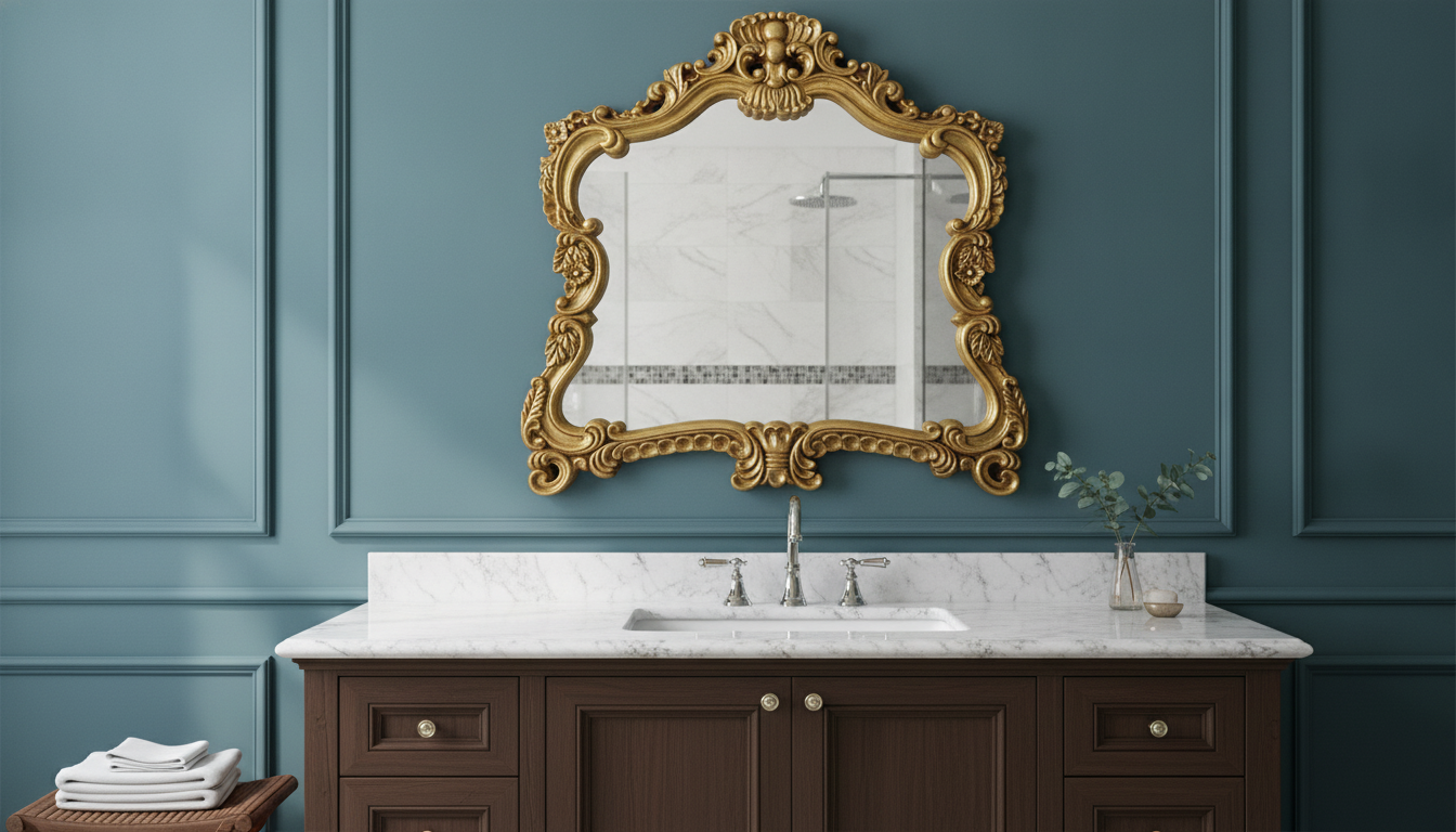 European Decorative Wall Mirror for Bathroom & Dressing