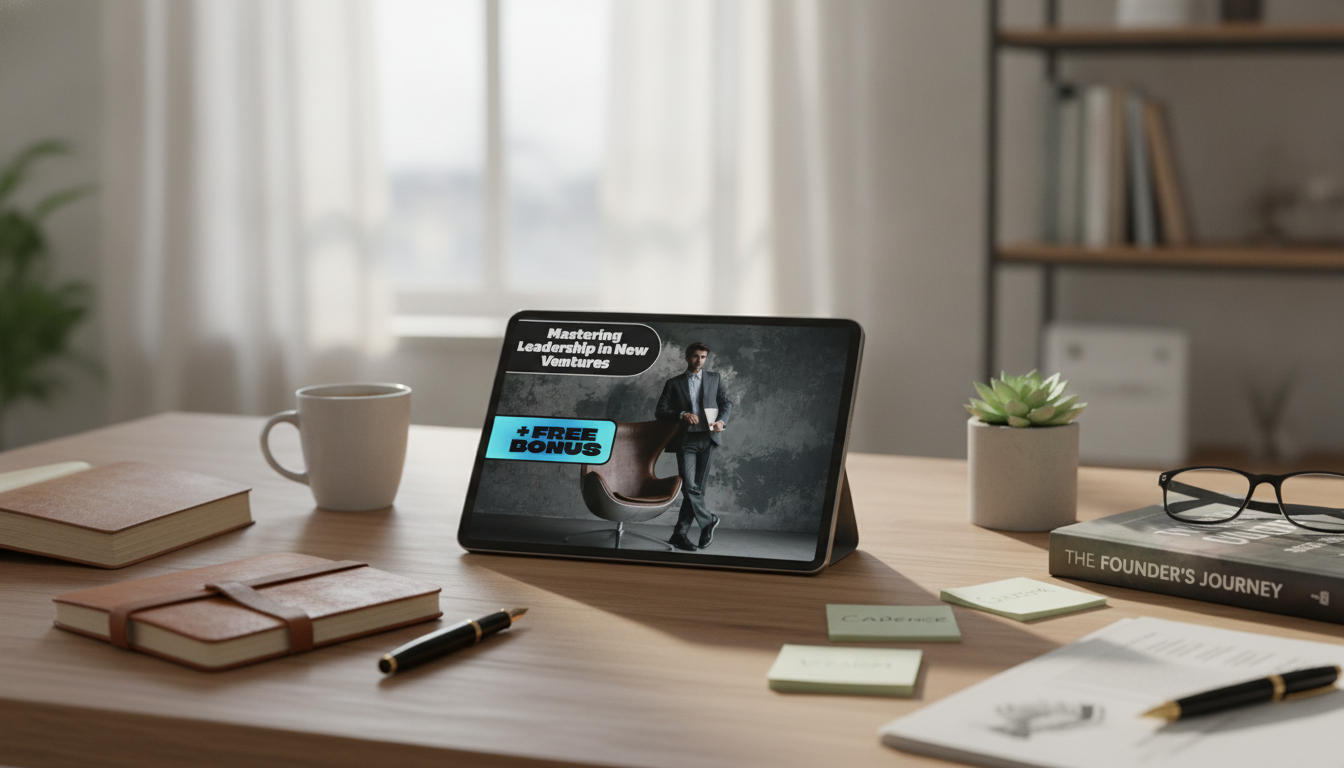 Startup Leadership Playbook: Clarity, Cadence & Culture