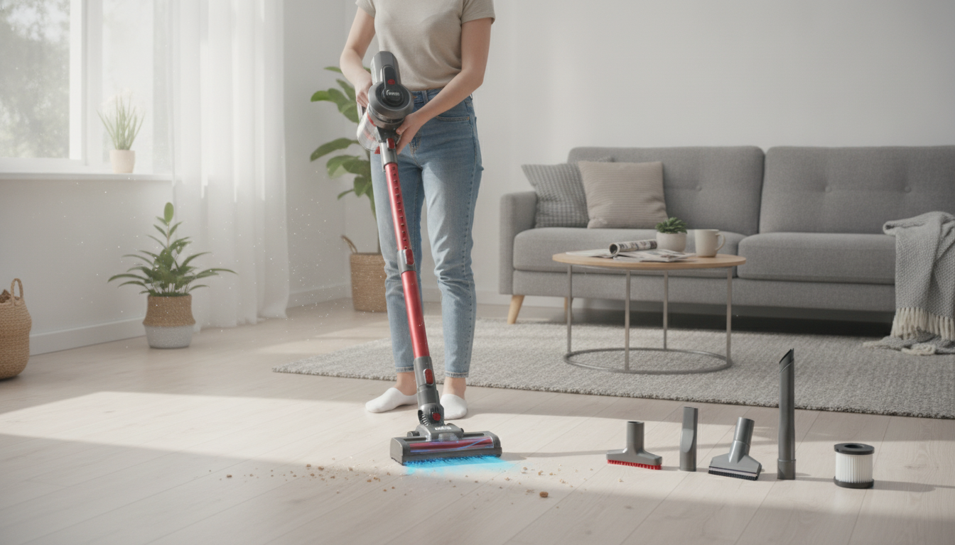 160W Cordless Stick Vacuum for Quick Daily Cleanups