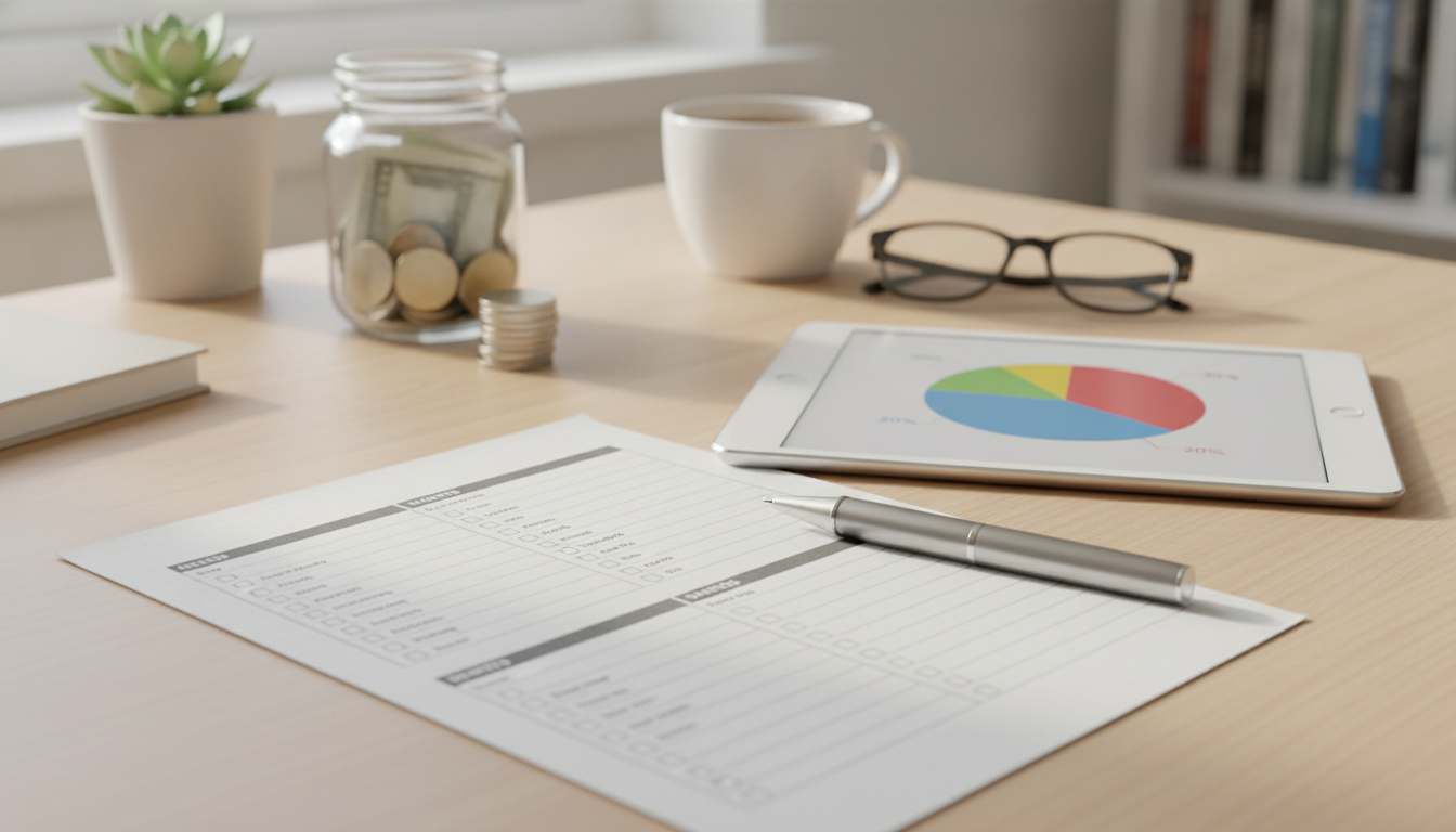 Simple 50/30/20 Budget + Printable Weekly Checklist
