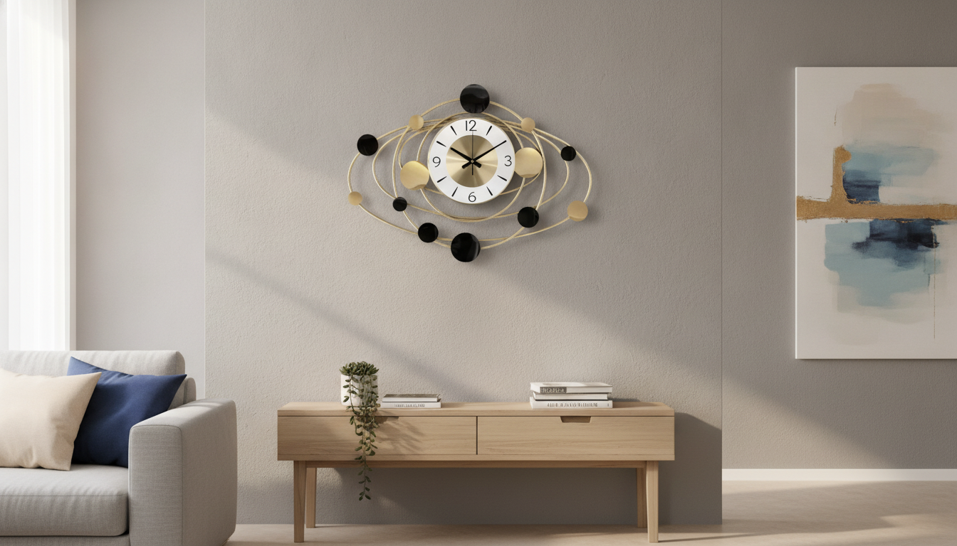 Luxury Modern Wall Clock: Sizing, Style & Quiet Accuracy