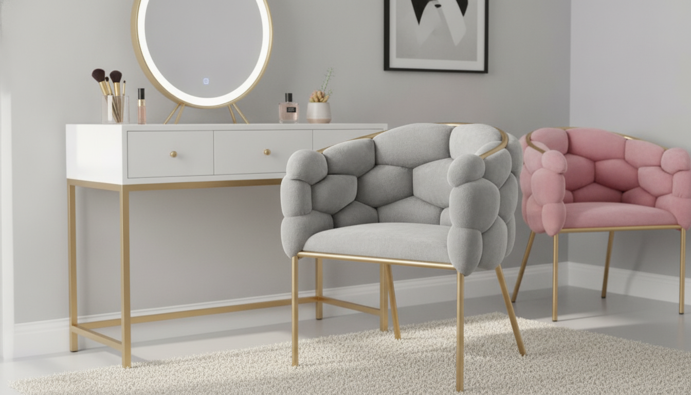 Modern Velvet Vanity Chair: A Sleek, Comfortable Upgrade