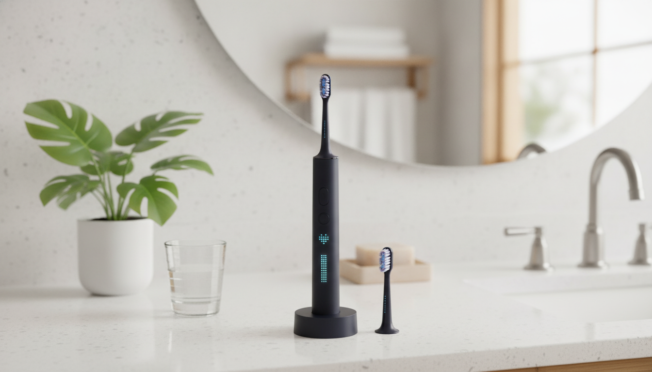 Sonic Toothbrush with Ultrasonic Support & LED Display