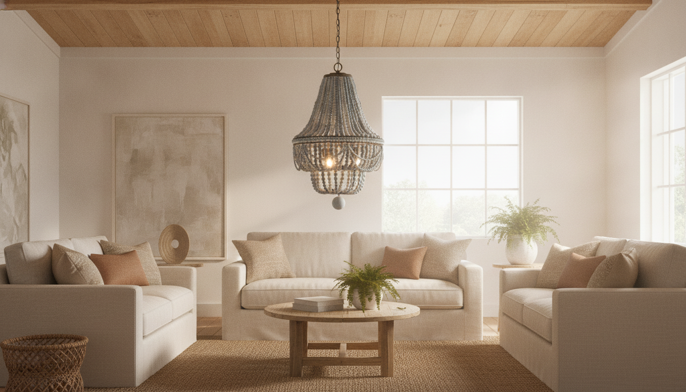 Wood Beaded Chandelier Guide: Size, Rooms & Styling