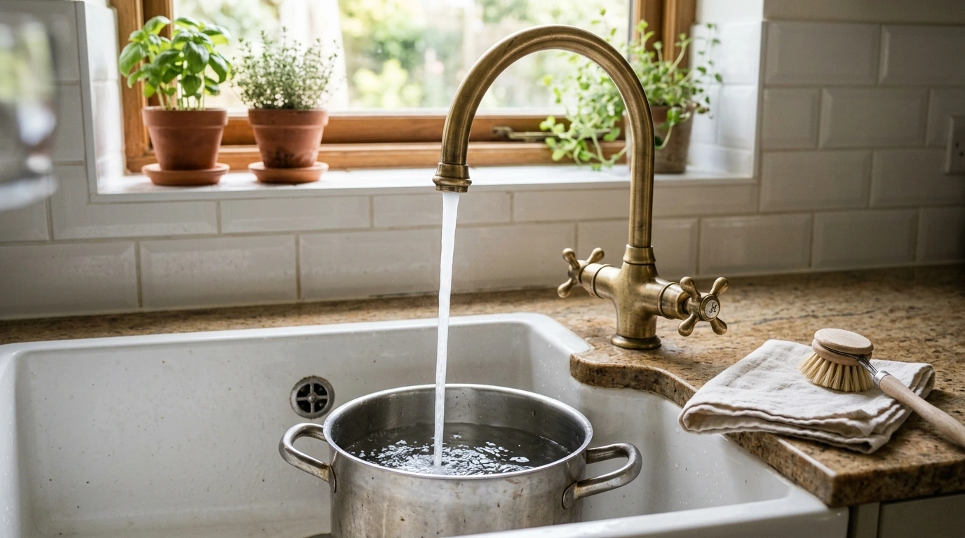Brass Kitchen Faucet Retro Design: Finish, Fit & Care