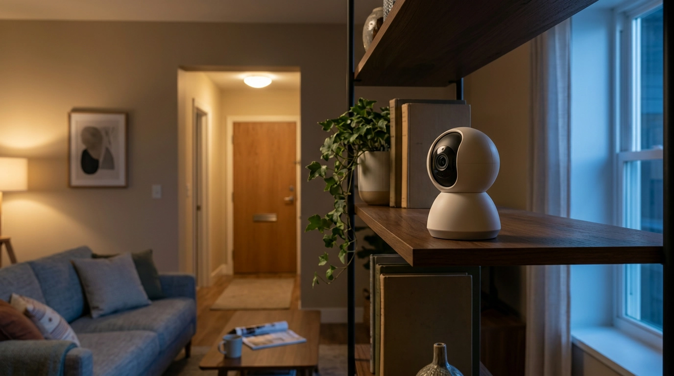 1080P WiFi Security Cam: Color Night Vision + Pan/Tilt