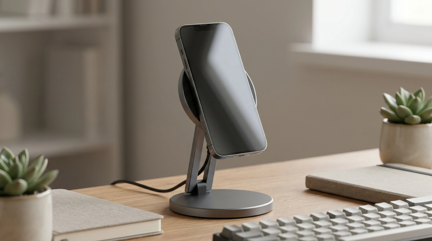 15W Magnetic Wireless Charger Stand for iPhone
