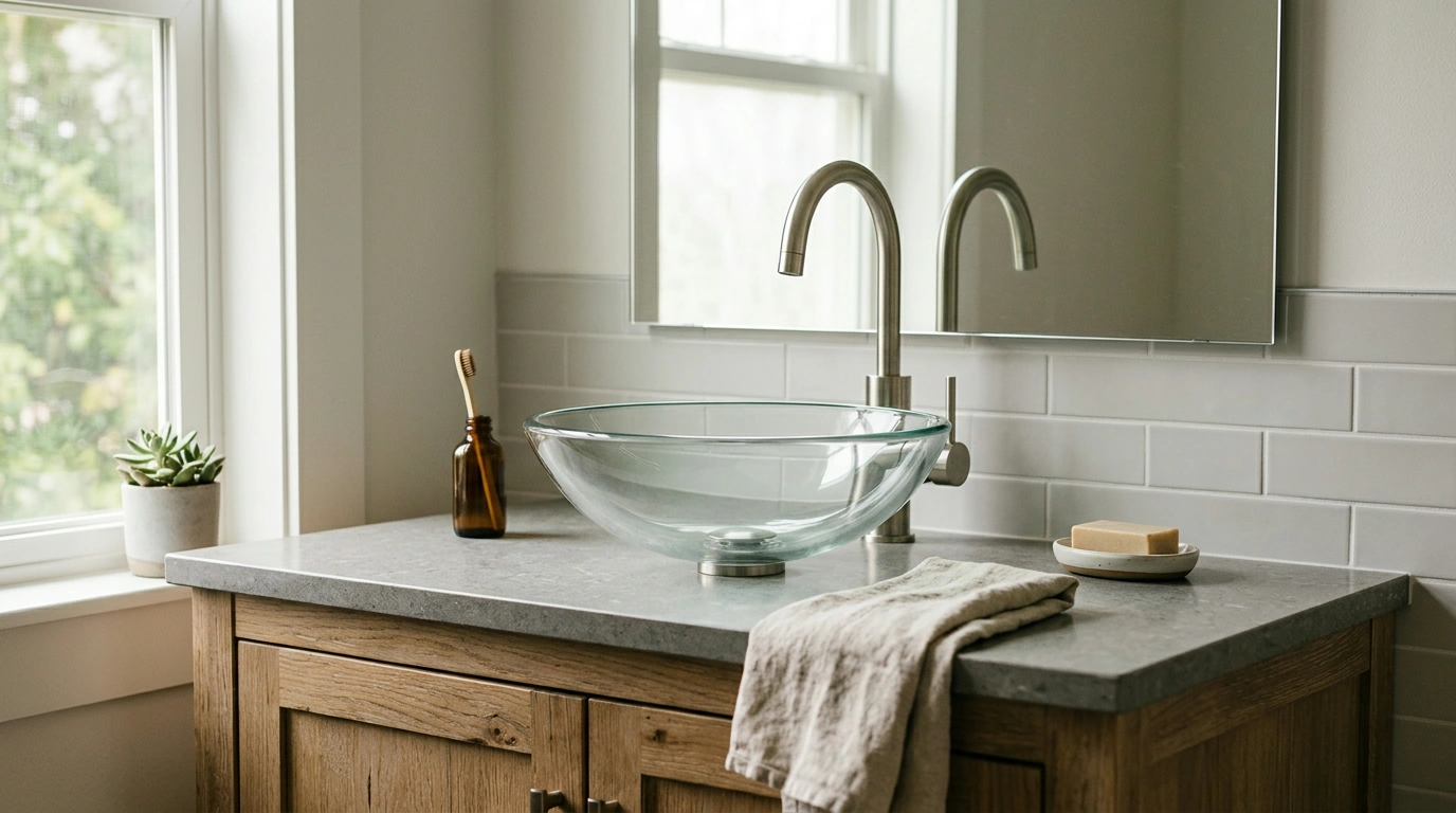 Glass Vessel Sink Faucet Combo: Plan a Better Vanity