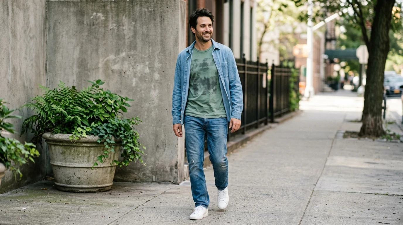 Nike Men’s Green Print T-Shirt: Easy Style Guide