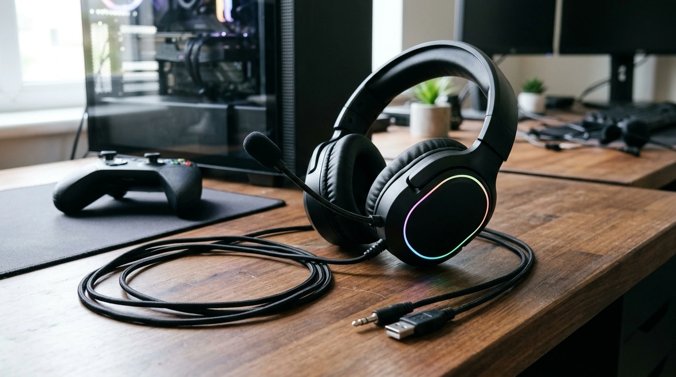 RGB Wired Gaming Headset: PC & Console Setup Guide