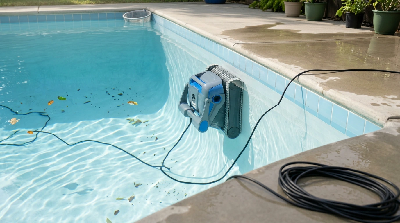 Wall-Climbing Pool Cleaner with Extended Cable: Setup Tips