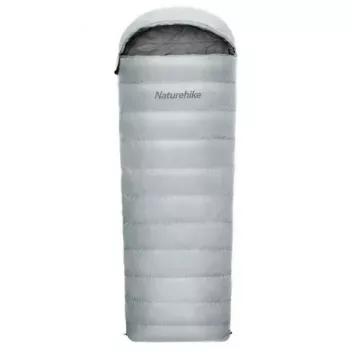 0–32°F Hooded Duck Down Sleeping Bag for Cold Camping