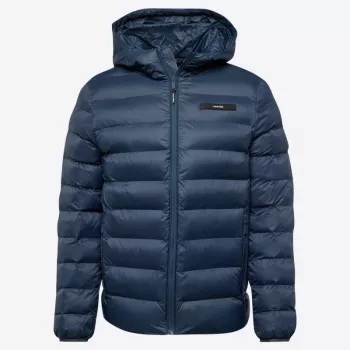 Calvin Klein Blue Hooded Zip Jacket: Easy Everyday Layer