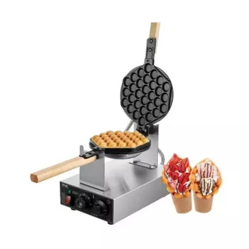 1400W Double-Pan Bubble Waffle Maker (Non-Stick)