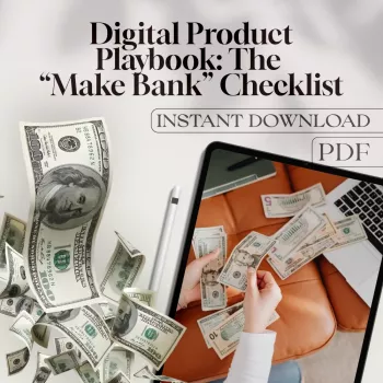 Digital Product Checklist for Selling Printables & Downloads