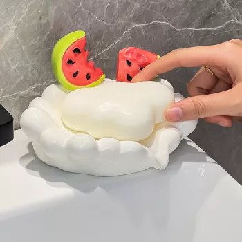 Creative Ceramic Soap Dish for a Cleaner, Styled Sink