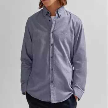 BOSS Classic Blue Cotton Shirt: Fit, Styling & Care