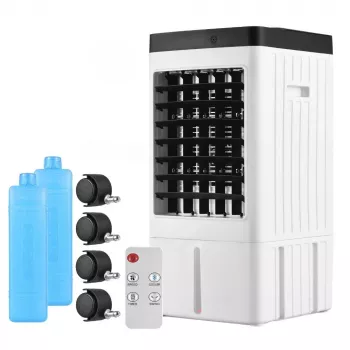 8L Evaporative Air Cooler Fan (65W) with Remote & Humidifier