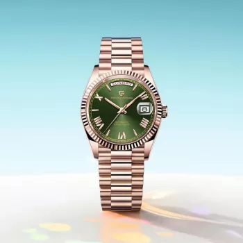 Rose Gold Automatic Men’s Watch: 40mm, Sapphire Glass